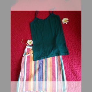 80's Jean Skirt Set